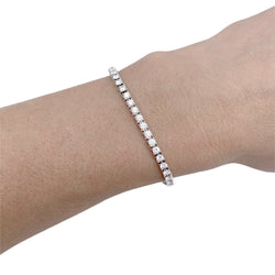 Bracelet CARTIER "Lignes Essentielles" en or blanc et diamants - Castafiore