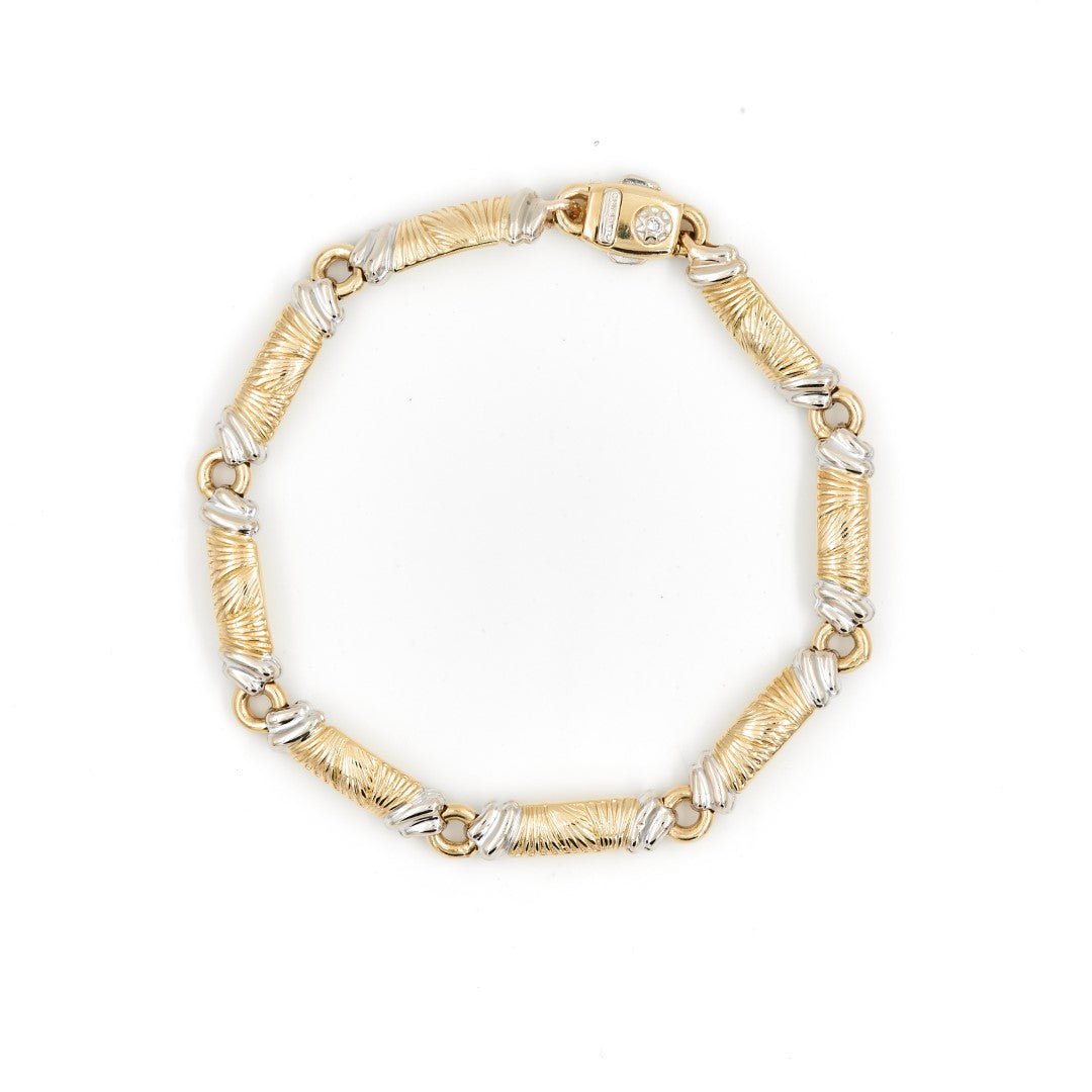 Bracelet CHIMENTO en 2 ors et en diamant - Castafiore