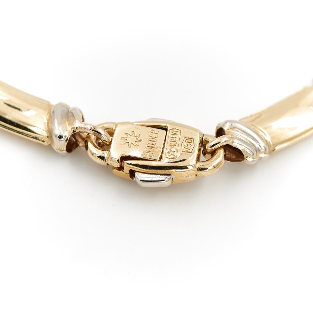 Bracelet CHIMENTO en 2 ors et en diamant - Castafiore