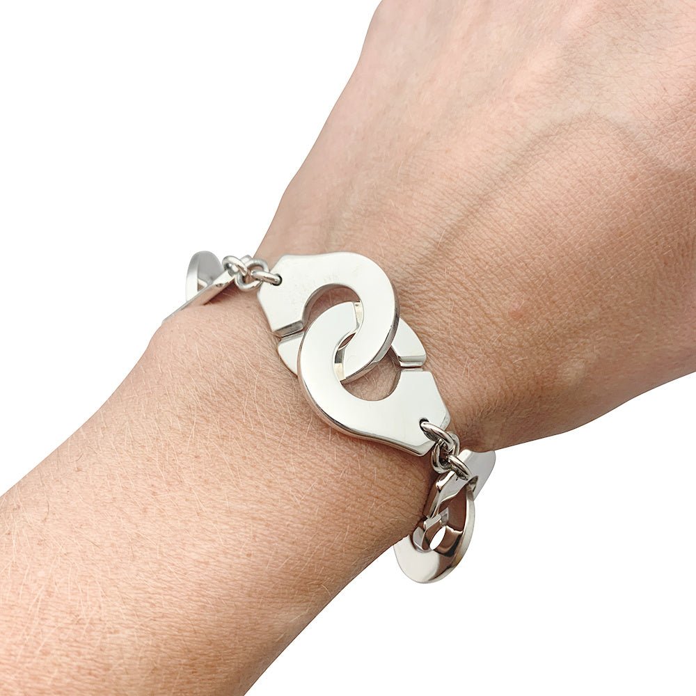 Bracelet Dinh Van "Menottes R20" en argent - Castafiore