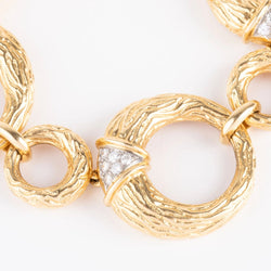 Bracelet en or jaune et diamants de la maison Boucheron - Castafiore