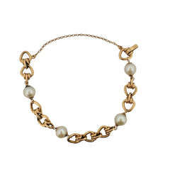 Bracelet en or jaune et perles - Castafiore