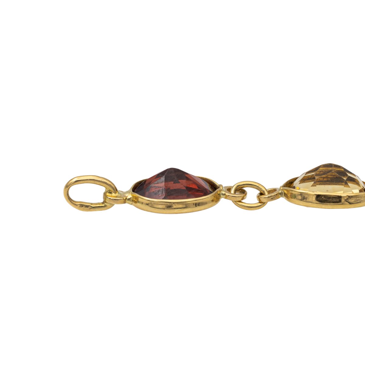 Bracelet en or jaune et pierres fines. - Castafiore