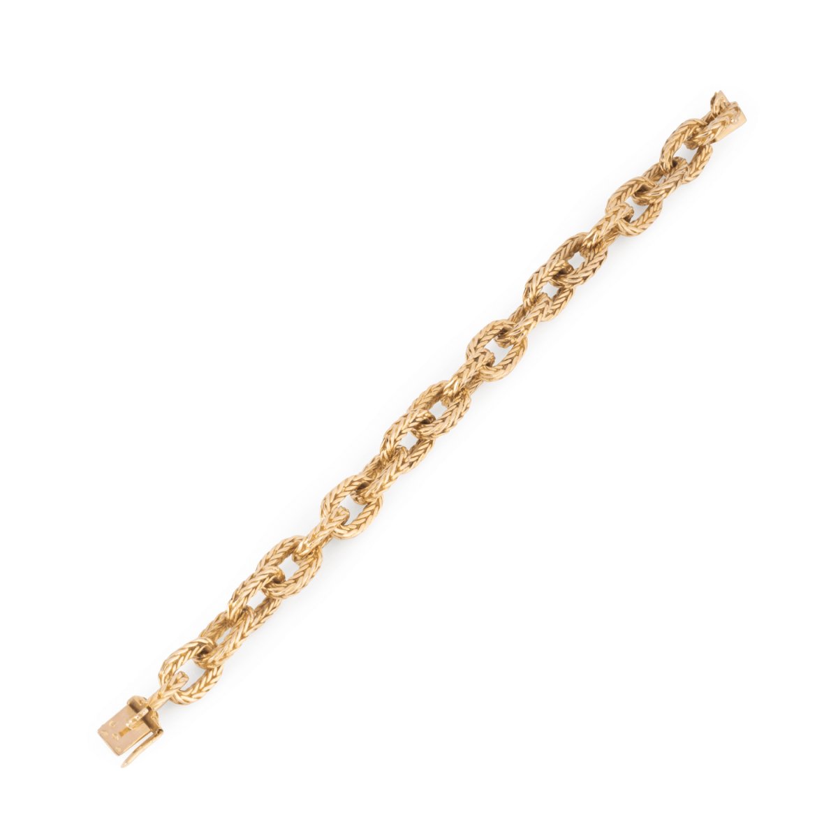 Bracelet en or jaune torsadé - Castafiore