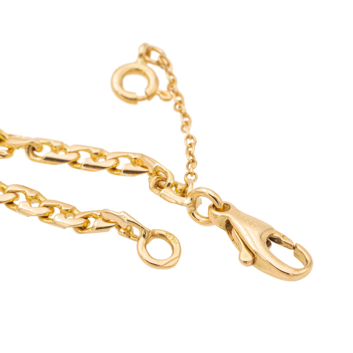 Bracelet FRED en or jaune et diamants - Castafiore