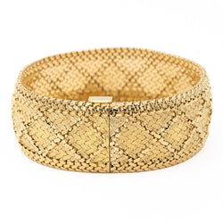 Bracelet GAY FRÈRES en or jaune texturé - Castafiore