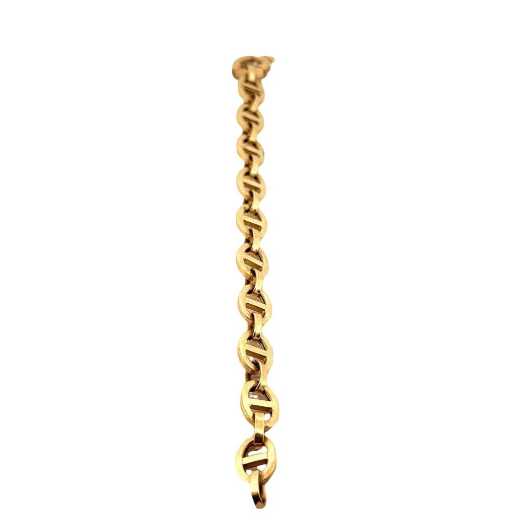 Bracelet Gourmette en or jaune - Castafiore