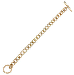 Bracelet HERMES maillons ronds or jaune - Castafiore