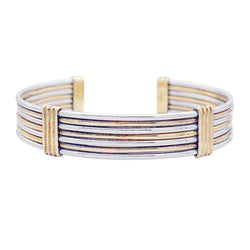 Bracelet Jonc CARTIER en or jaune et acier - Castafiore