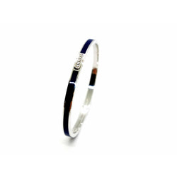Bracelet Jonc CHAUMET "Liens Evidence", or blanc et diamants - Castafiore