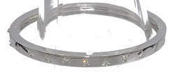 Bracelet jonc or blanc forme ruban - Castafiore
