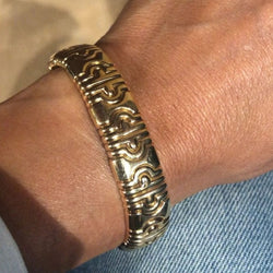 Bracelet jonc or jaune Bvlgari collection Parentesi - Castafiore