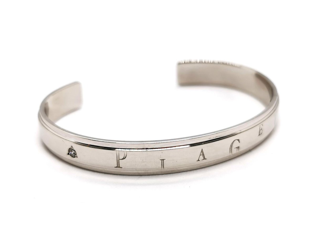 Bracelet Jonc PIAGET "Possession" en or blanc et en diamant - Castafiore