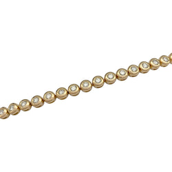 Bracelet ligne diamants en serti clos - Castafiore