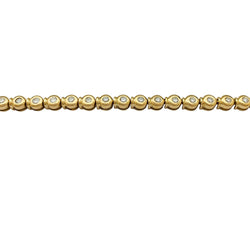 Bracelet ligne diamants or jaune - Castafiore