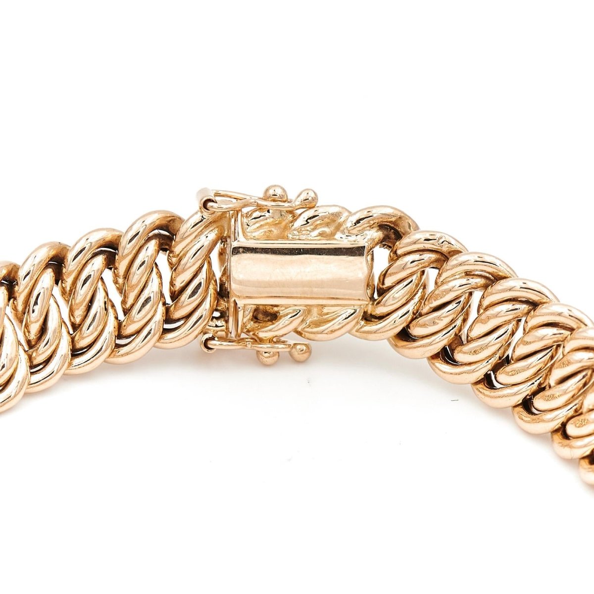 Bracelet Maille américaine en or jaune - Castafiore
