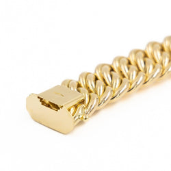 Bracelet Maille américaine en or jaune - Castafiore