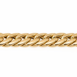 Bracelet Maille américaine en or jaune - Castafiore