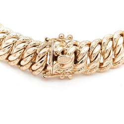 Bracelet Maille américaine en or jaune - Castafiore