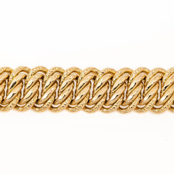 Bracelet Maille américaine en or jaune - Castafiore