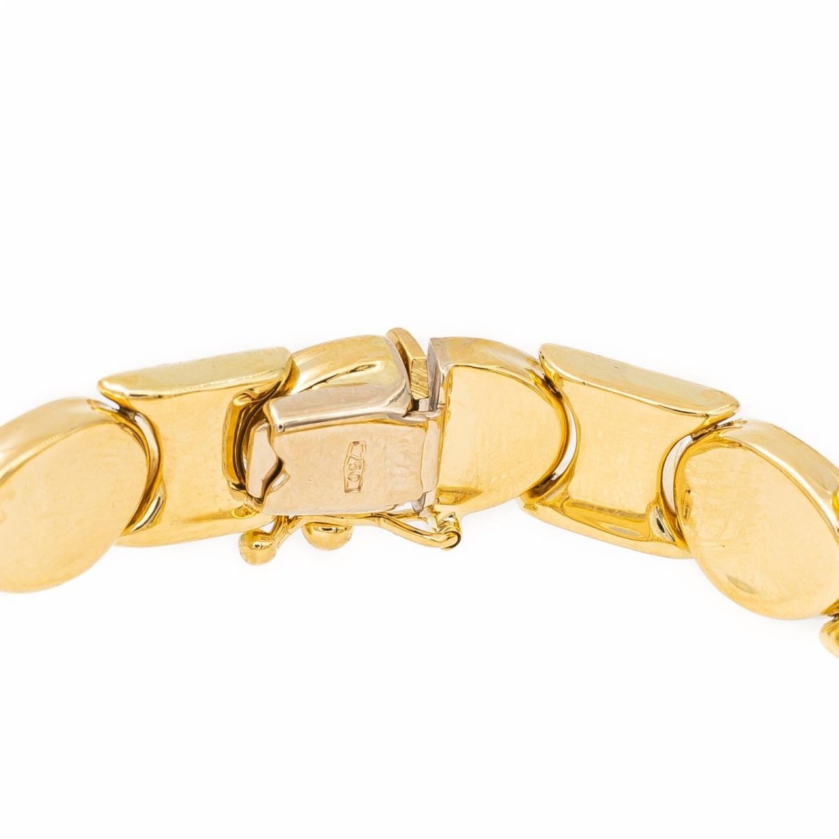 Bracelet Maille articulée en or jaune - Castafiore