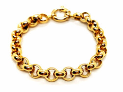 Bracelet Maille jaseron en or jaune - Castafiore