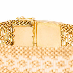 Bracelet Maille polonaise en or jaune - Castafiore