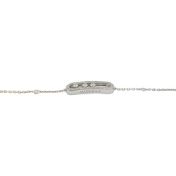 Bracelet Messika, "Baby Move Pavé", or blanc diamants - Castafiore