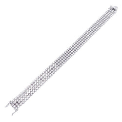 Bracelet or blanc, diamants - Castafiore