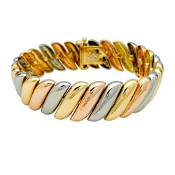 Bracelet POIRAY en trois tons d'or - Castafiore