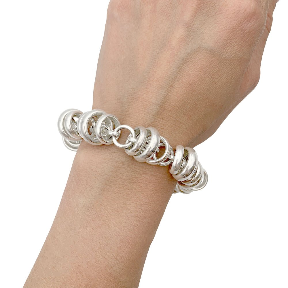 Bracelet Pomellato 67, "Rondelles", argent. - Castafiore