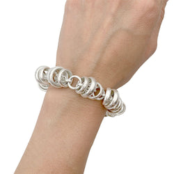 Bracelet Pomellato 67, "Rondelles", argent. - Castafiore
