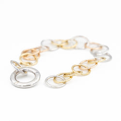 Bracelet POMELLATO "Lucciole", en 3 ors et diamant - Castafiore