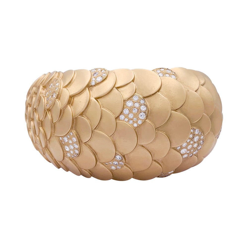 Bracelet Pomellato, "Sirène", or rose, diamants - Castafiore