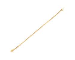 Bracelet riviere en or jaune et diamants - Castafiore