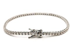 Bracelet Rivière Or blanc Diamant - Castafiore