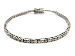 Bracelet Rivière Or blanc Diamant - Castafiore