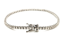Bracelet Rivière Or blanc Diamant - Castafiore