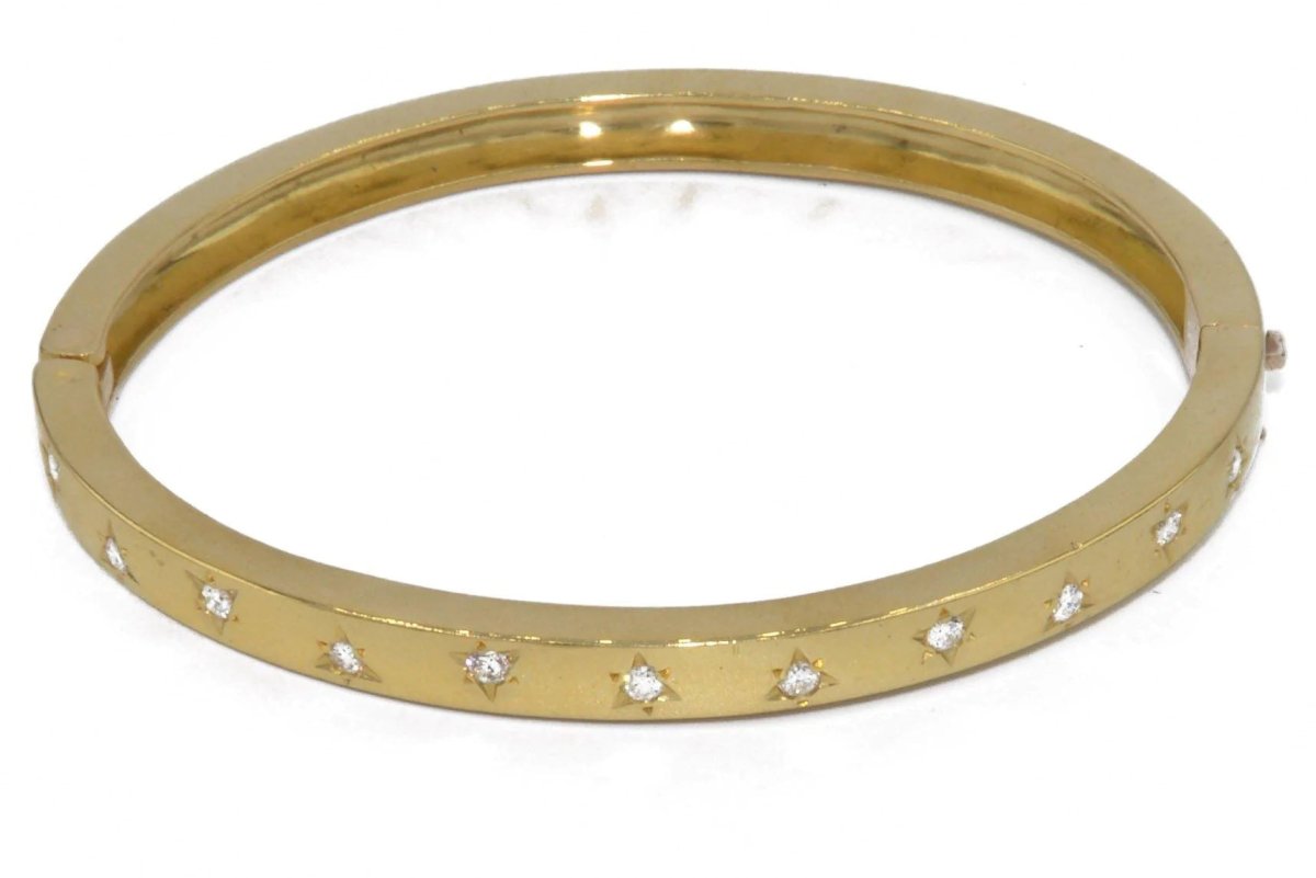 Bracelet ruban en or jaune - Castafiore