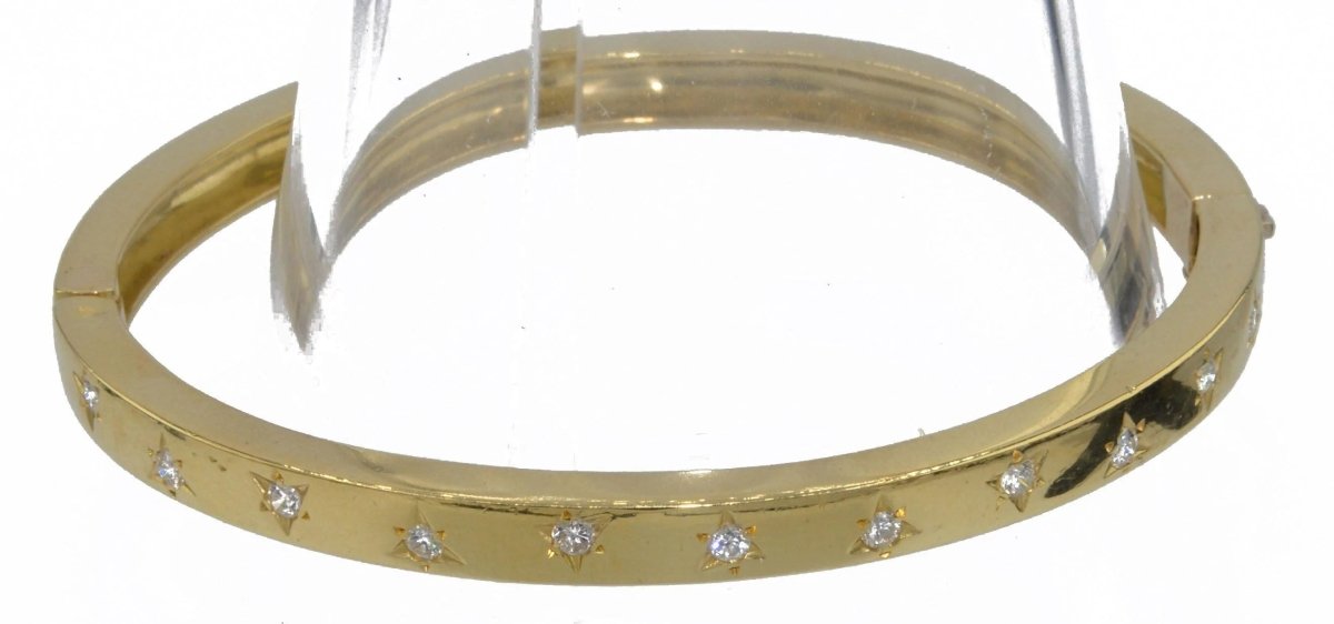 Bracelet ruban en or jaune - Castafiore