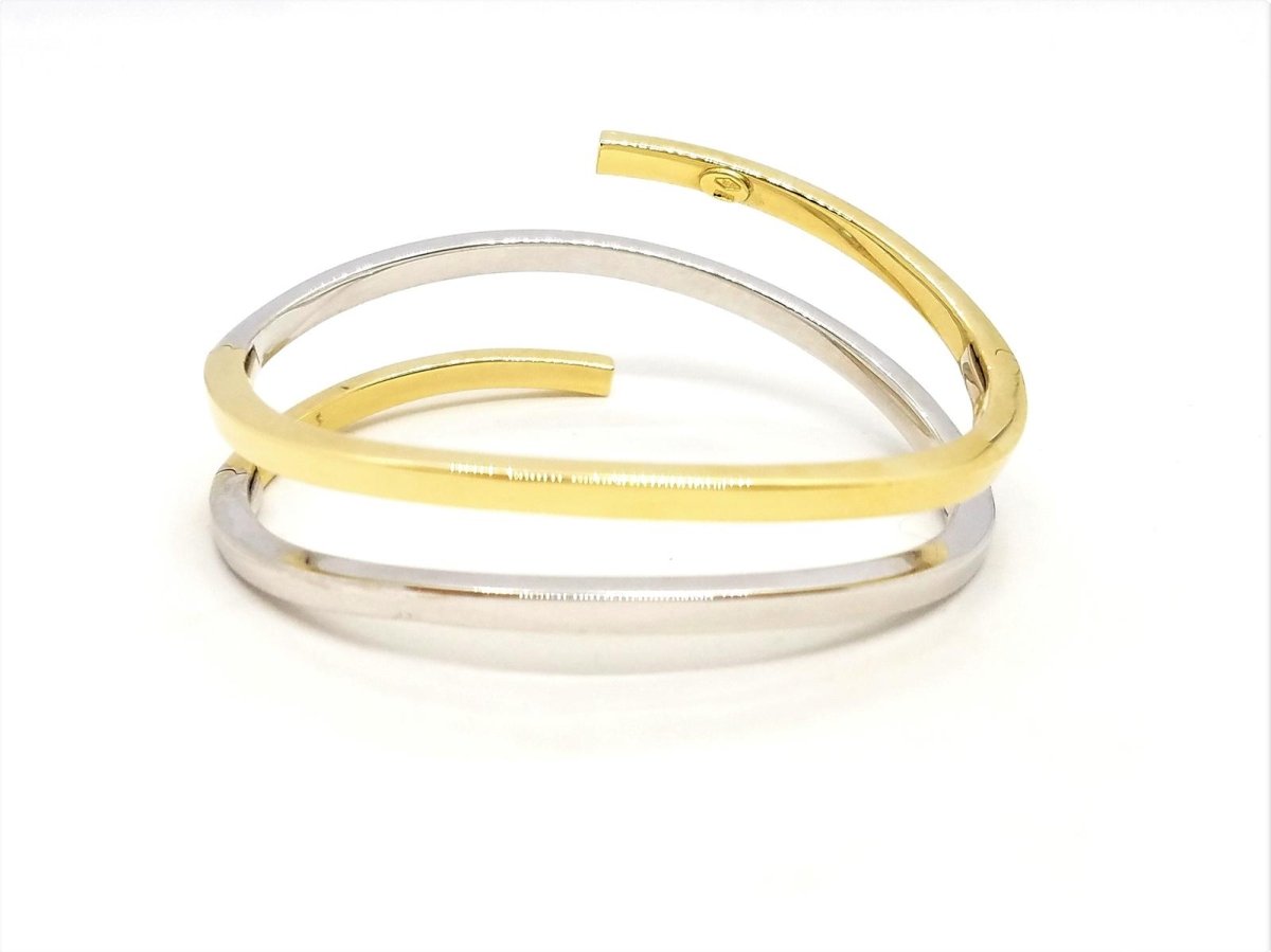Bracelet serpentin en 2 ors - Castafiore