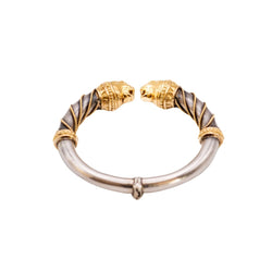 Bracelet ZOLOTAS en or jaune et argent - Castafiore