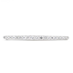 Broche Barrette Art déco en or blanc et diamant - Castafiore