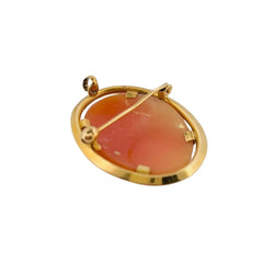 Broche Camée en or jaune - Castafiore