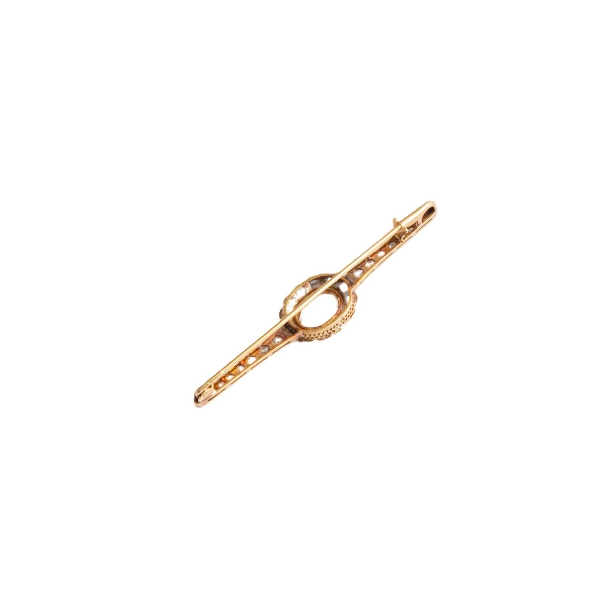 Broche en or jaune et citrine - Castafiore