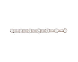 Broche en platine et diamant époque Art Déco - Castafiore
