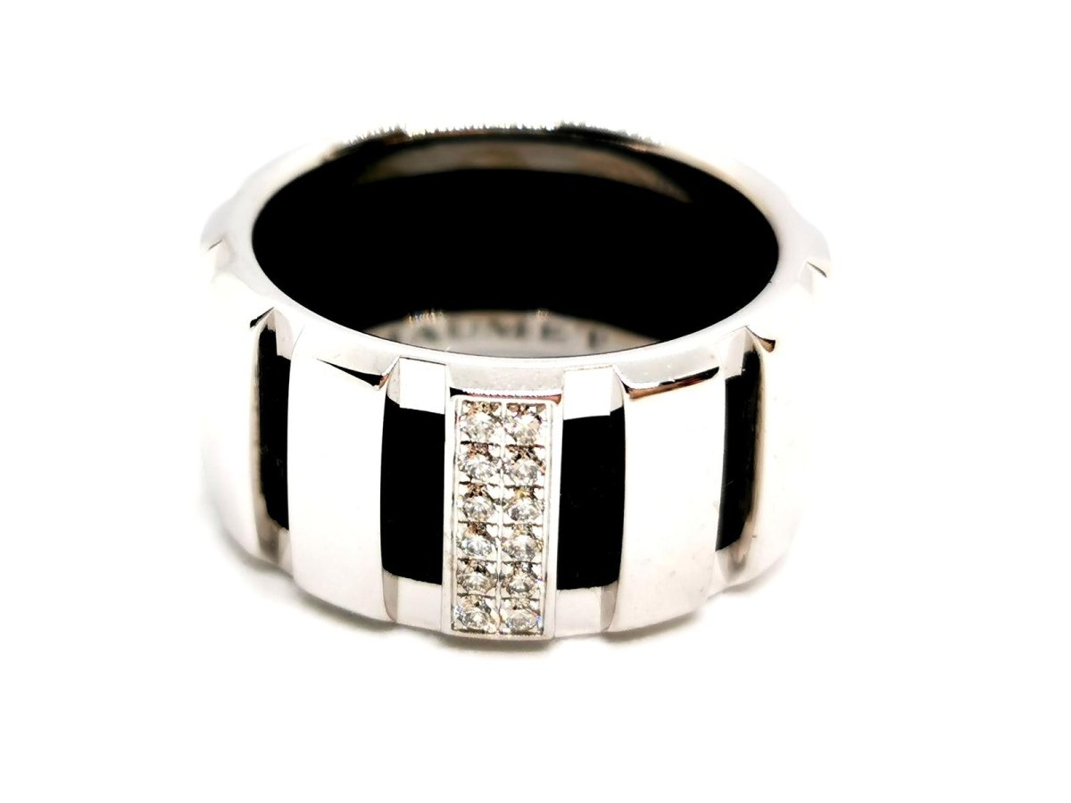 Chaumet Bague Class One Or blanc Diamant - Castafiore
