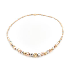 Collier boules en 3 ors - Castafiore