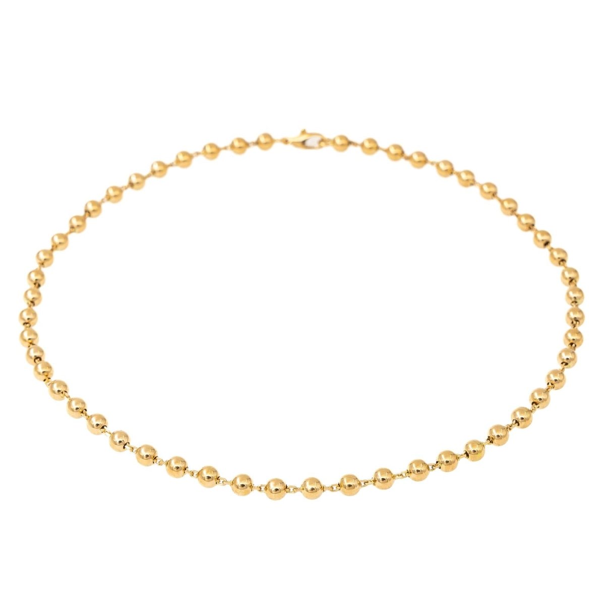 Collier Boules en or jaune - Castafiore