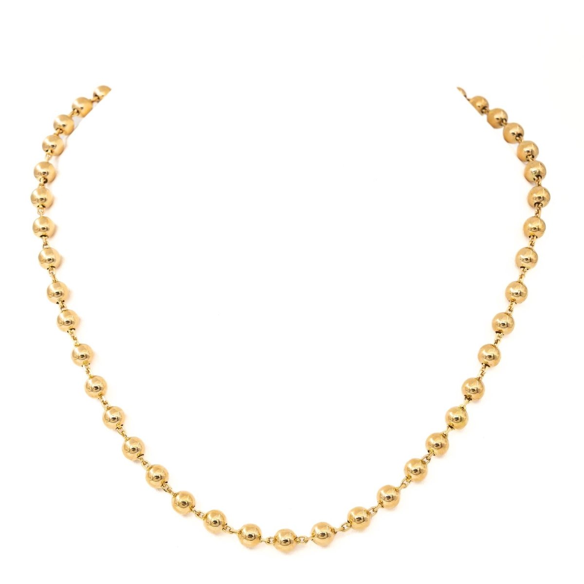 Collier Boules en or jaune - Castafiore